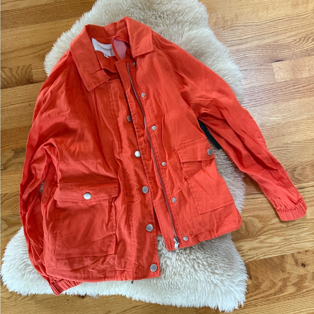 *NWT Liverpool Women's Vibrant Orange Utility Jacket